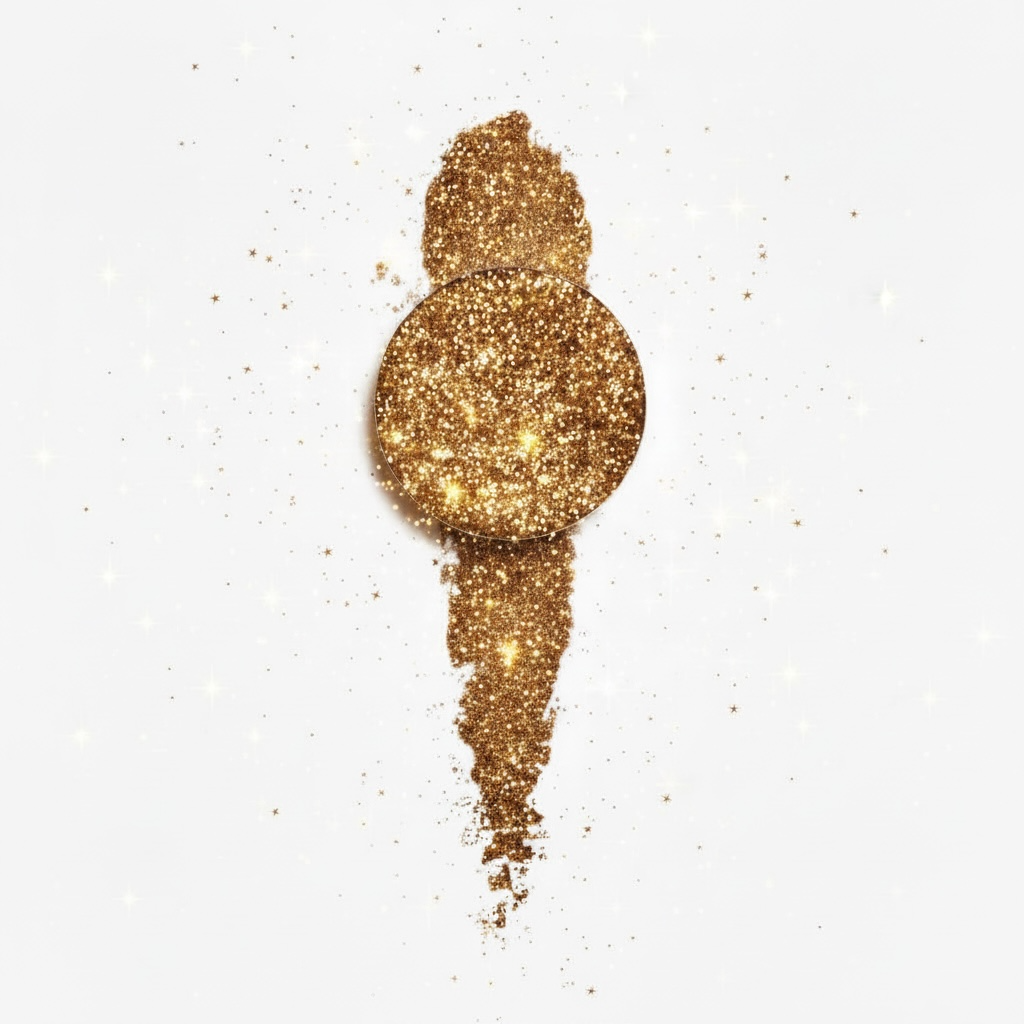 CaramelShimmer | GlitterEyes Silky Pressed Glitter Eyeshadow Pan Only