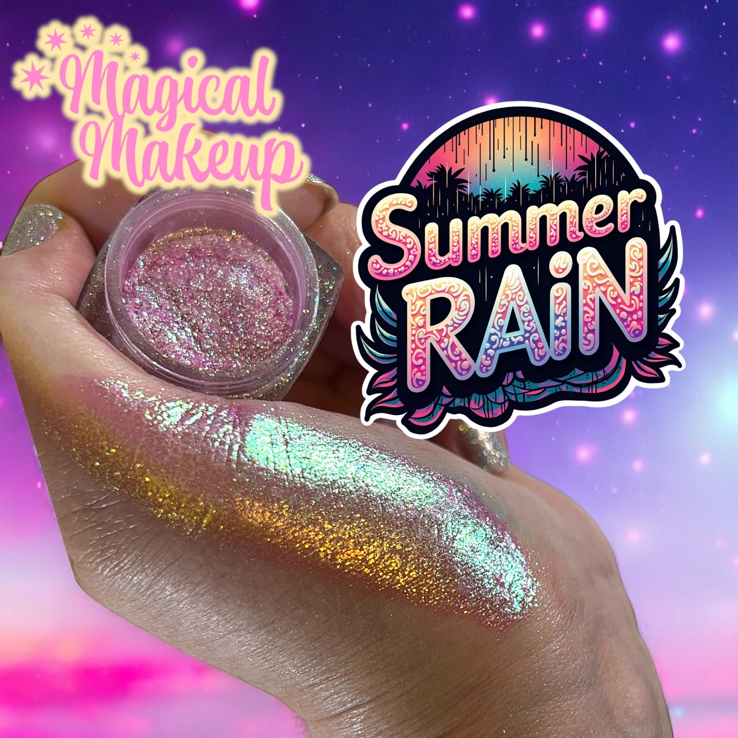 Summer Rain Sparkling Multichrome Loose Pigment 0.5g