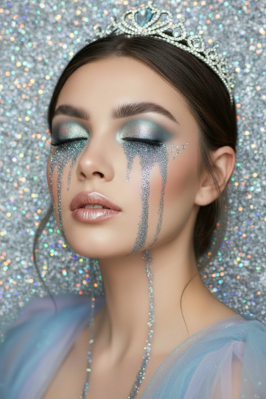 Princess Tears | GlitterEyes Silky Holographic Pressed Glitter Eyeshadow Pan Only