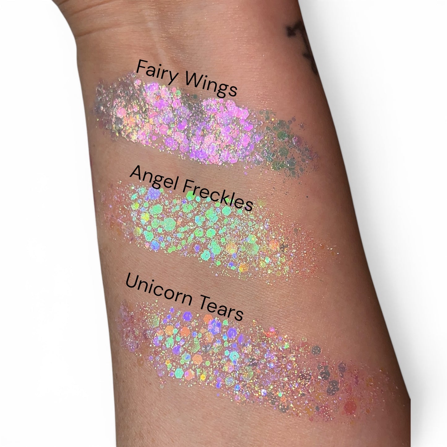 Angel Freckles | GlitterEyes Silky Pressed Glitter Eyeshadow Pan Only