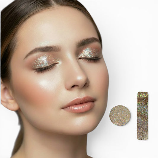 Holo Honey | GlitterEyes Silky Pressed Holographic Glitter Eyeshadow Pan Only