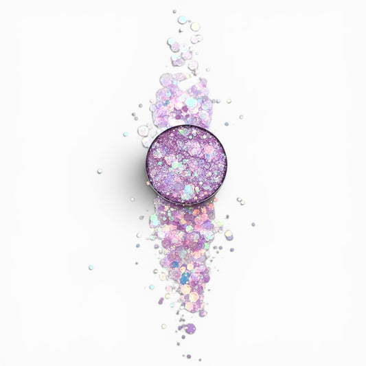Unicorn Tears | GlitterEyes Silky Pressed Glitter Eyeshadow Pan Only