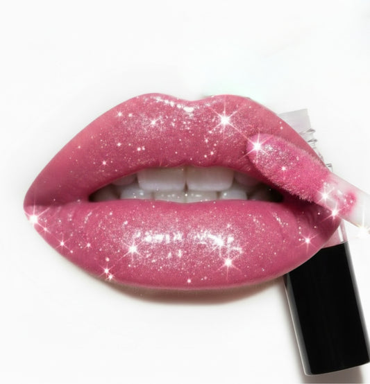 Raspberry Kisses | Dazzling Sparkle Lipgloss